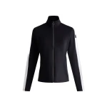 Fusalp Negam Full Zip Thermal Layer in Black and Snow | Skiwear | Luxury Shoes 