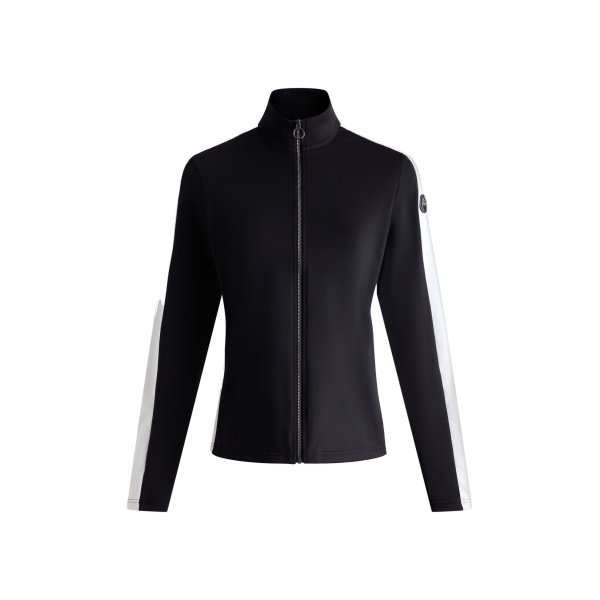 Fusalp Negam Full Zip Thermal Layer in Black and Snow | Skiwear | Luxury Shoes 