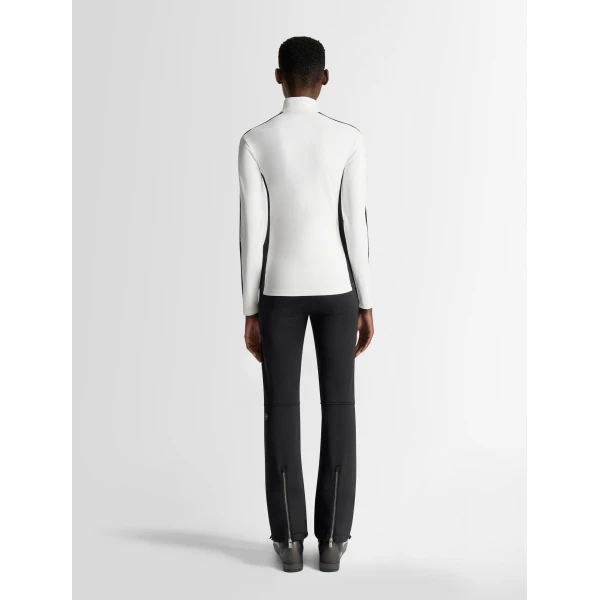 Fusalp Negam Thermal Layer in Snow and Black, view 4 | Base Layers | Luxury Shoes 