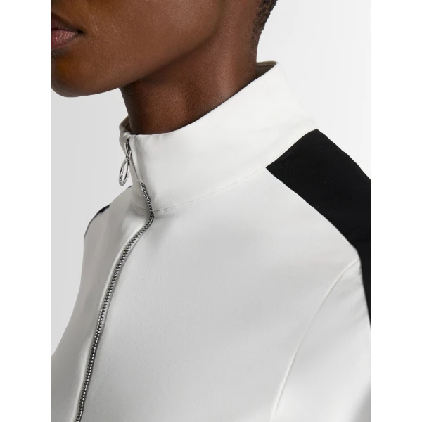 Fusalp Negam Thermal Layer in Snow and Black, view 5 | Base Layers | Luxury Shoes 