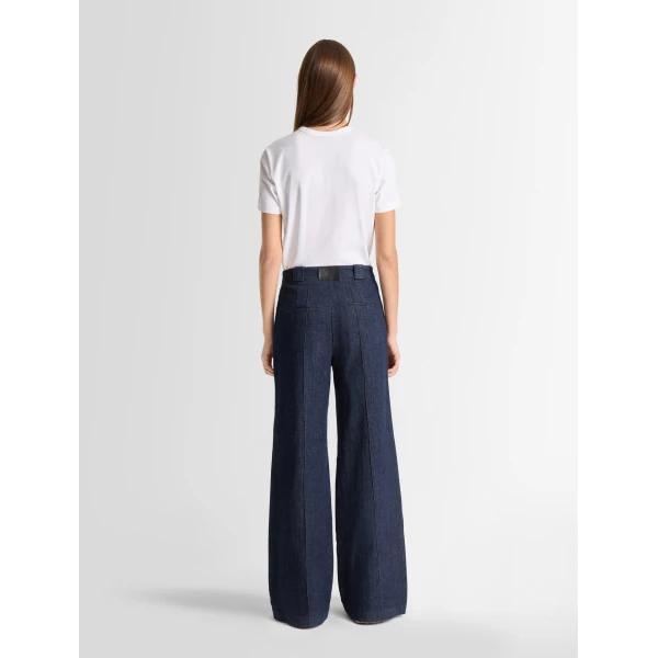 Fusalp Noela Denim Pants in Zephyr Denim, view 4 | Denim | Luxury Shoes 