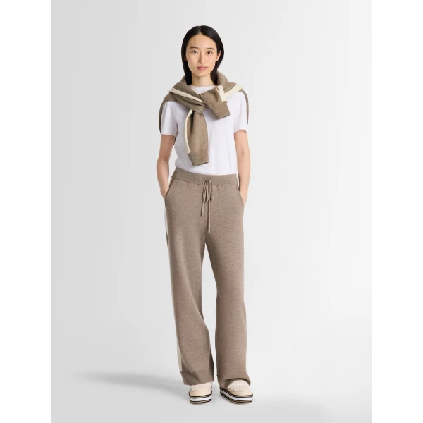 Fusalp Nymira Pants in Eagle and Snow, view 2 | Wide leg pants | Luxury Shoes 
