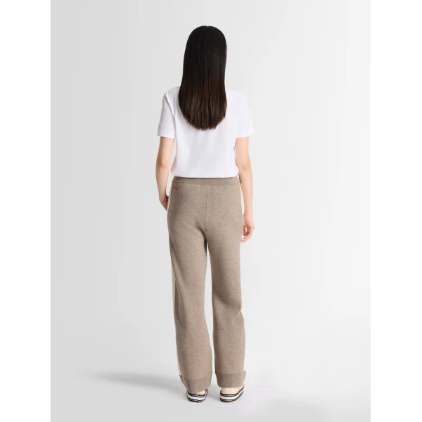 Fusalp Nymira Pants in Eagle and Snow, view 4 | Wide leg pants | Luxury Shoes 