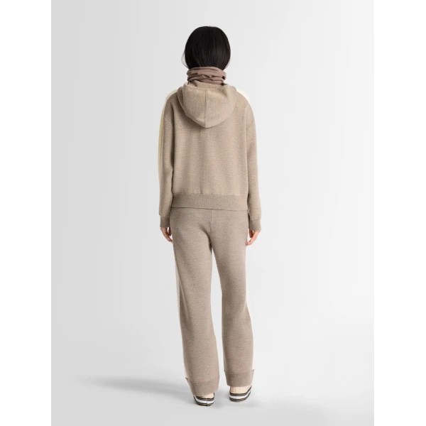 Fusalp Nymira Zip Up Jacket in Eagle and Snow, view 4 | Jackets | Luxury Shoes 