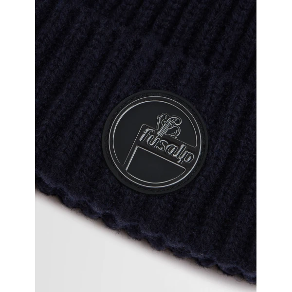 Fusalp Nyx Beanie in Navy, view 2 | Hats | Luxury Shoes 