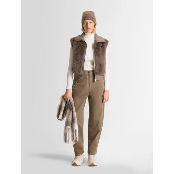 Fusalp Piagae Sleeveless Jacket in Falcon, view 2 | Vests | Luxury Shoes 