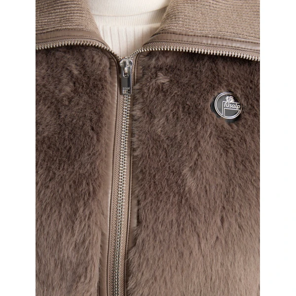 Fusalp Piagae Sleeveless Jacket in Falcon, view 5 | Vests | Luxury Shoes 