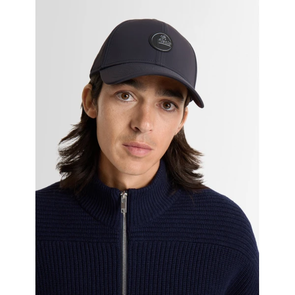 Fusalp Raining Cap in Navy, view 6 | Hats | Luxury Shoes 