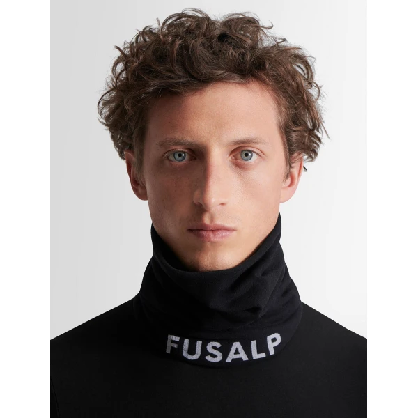 Fusalp Ruan Neck Warmer in Black, view 5 | Scarves | Luxury Shoes 
