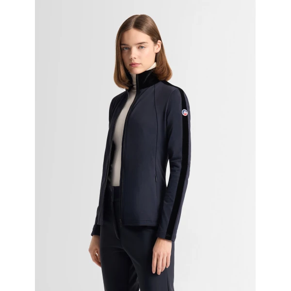 Fusalp Stellaria Lightweight Jacket in Navy and Black, view 3 | Skiwear | Luxury Shoes 