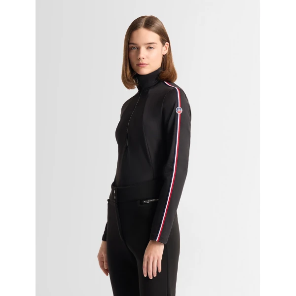 Fusalp Stellia Thermal Layer in Black, view 3 | Base Layers | Luxury Shoes 