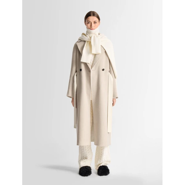 Fusalp Thylia Coat in Atmo Marl and Arctic Wolf, view 2 | Coats | Luxury Shoes 