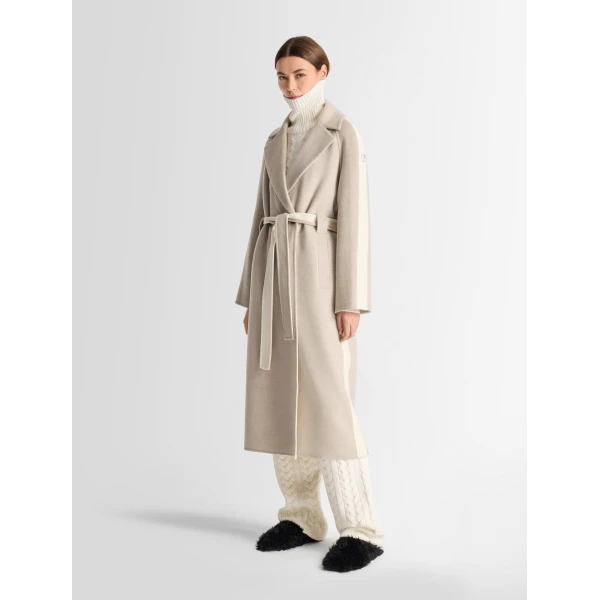 Fusalp Thylia Coat in Atmo Marl and Arctic Wolf, view 3 | Coats | Luxury Shoes 