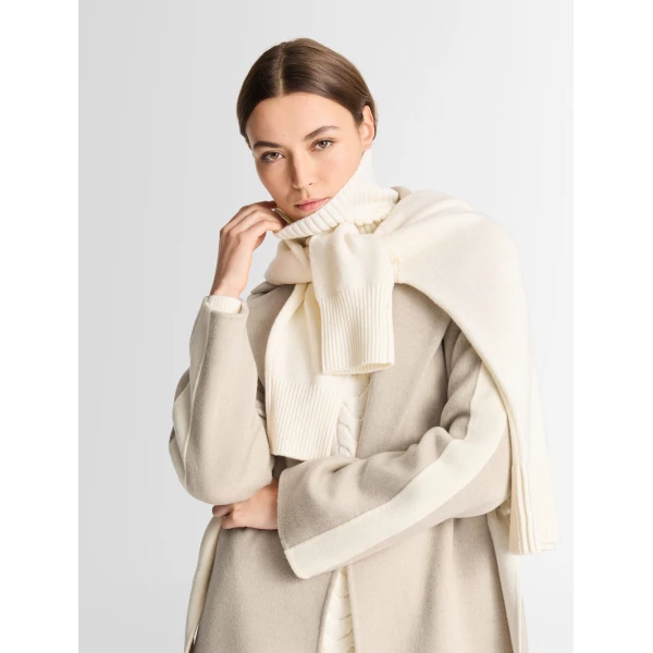 Fusalp Thylia Coat in Atmo Marl and Arctic Wolf, view 5 | Coats | Luxury Shoes 