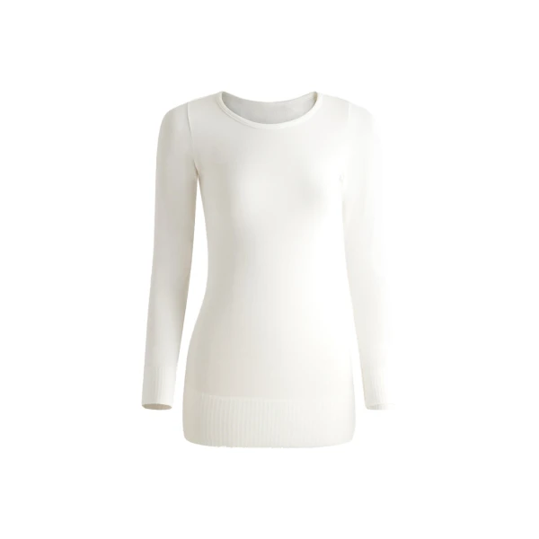 Fusalp Troop Crew Neck Thermal Layer in Snow | Base Layers | Luxury Shoes 