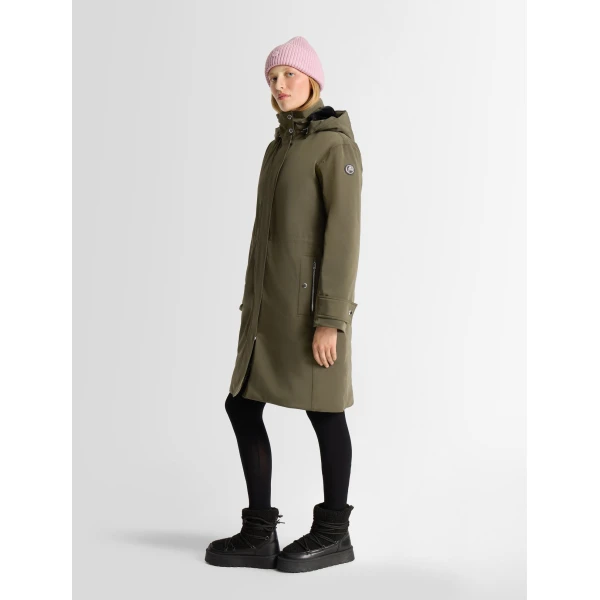 Fusalp Valomea Coat in Moss Green, view 3 | Coats | Luxury Shoes 