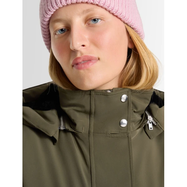 Fusalp Valomea Coat in Moss Green, view 5 | Coats | Luxury Shoes 