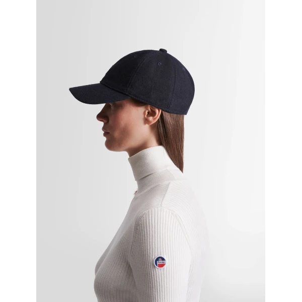 Fusalp Wool Cap in Navy, view 5 | Hats | Luxury Shoes 