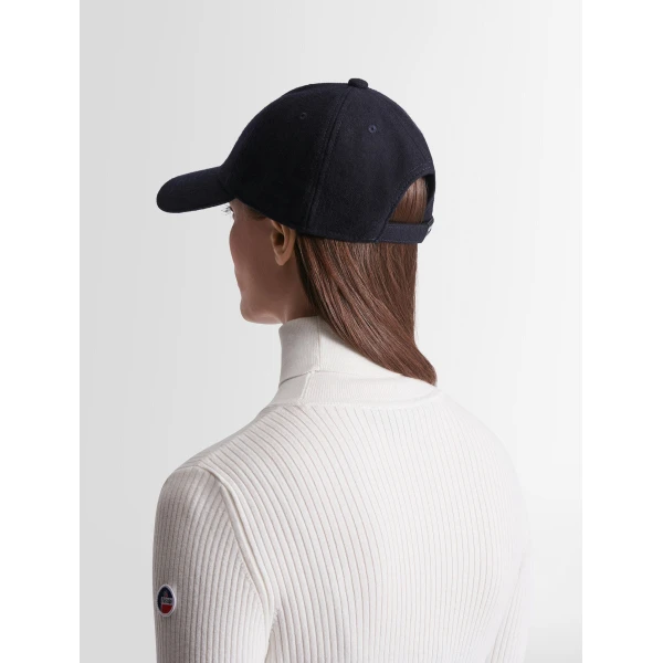Fusalp Wool Cap in Navy, view 6 | Hats | Luxury Shoes 