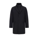 Herno 2-Layer Gore-Tex® Coat in Black | Men's Coats | Luxury Shoes 