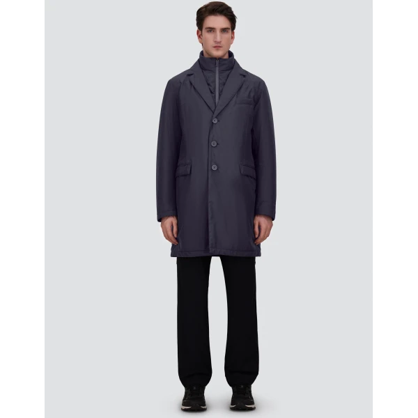 Herno 2-Layer Gore-Tex® Coat in Blue | Men's Coats | Luxury Shoes 