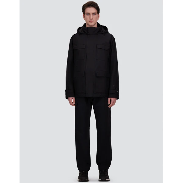 Herno 2-Layer Gore-Tex® Jacket in Black | Men's Jackets | Luxury Shoes 