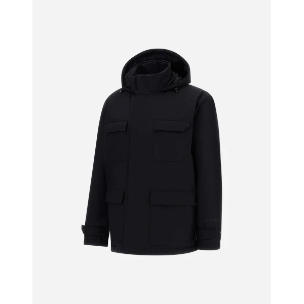 Herno 2-Layer Gore-Tex® Jacket in Black | Men's Jackets | Luxury Shoes 