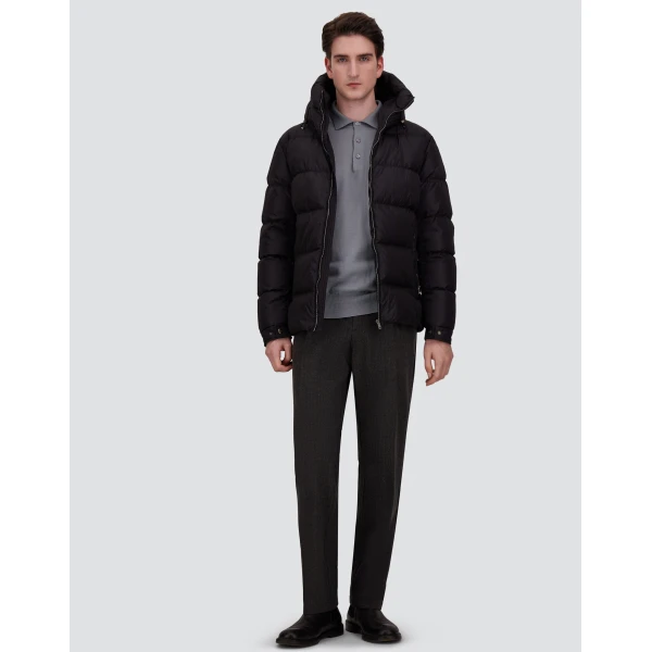 Herno Absolute Black Nylon Jacket in Black | Men's Jackets | Luxury Shoes 