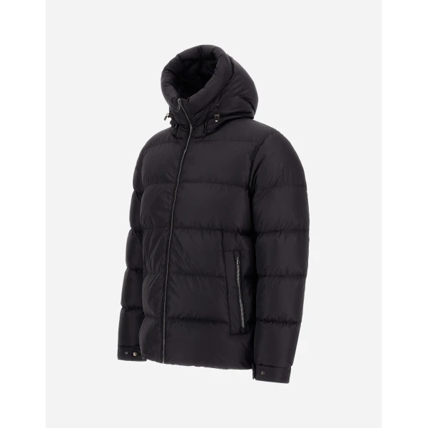 Herno Absolute Black Nylon Jacket in Black | Men's Jackets | Luxury Shoes 