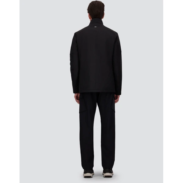 Herno Black Blazer with Bib in 2-Layer Windstopper | Men's Jackets | Luxury Shoes 