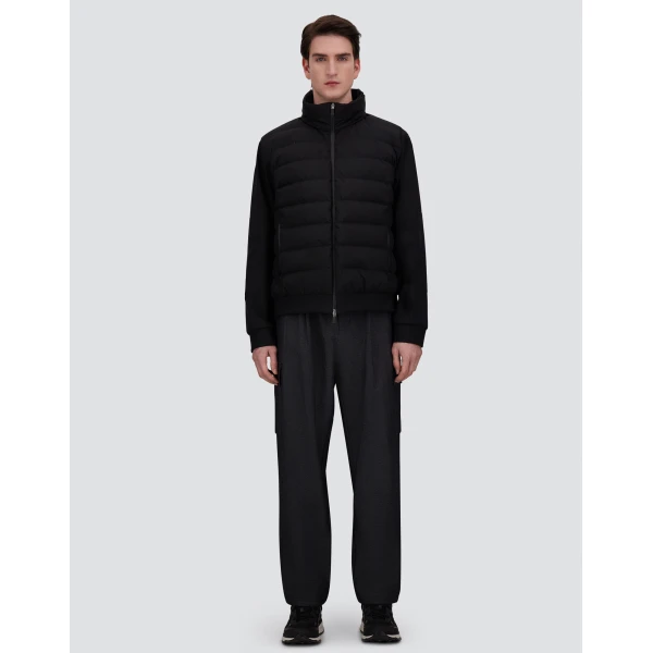 Herno Black Jacket in 2-Layer Windstopper | Men's Jackets | Luxury Shoes 