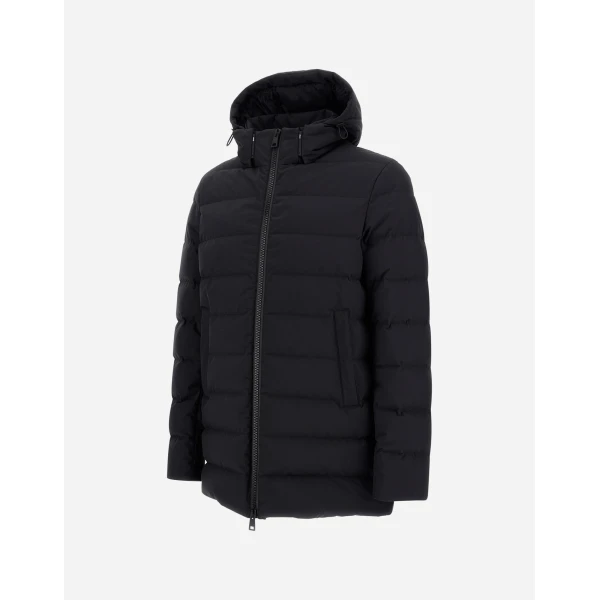 Herno Black Jacket in 2-Layer Windstopper | Men's Jackets | Luxury Shoes 