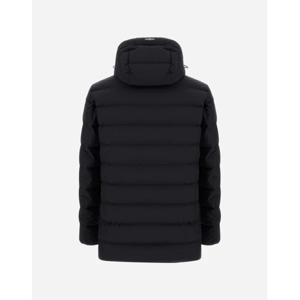 Herno Black Jacket in 2-Layer Windstopper | Men's Jackets | Luxury Shoes 