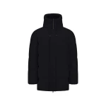 Herno Black Jacket in Cashmere, Silk and Nylon with Iridescent Effect | Men's Jackets | Luxury Shoes 