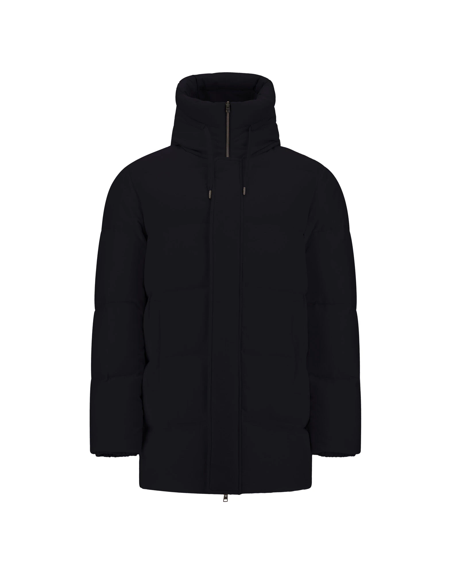 Herno Black Jacket in Cashmere, Silk and Nylon with Iridescent Effect Herno Black Jacket in Cashmere, Silk and Nylon with Iridescent Effect | Men's Jackets | Luxury Shoes