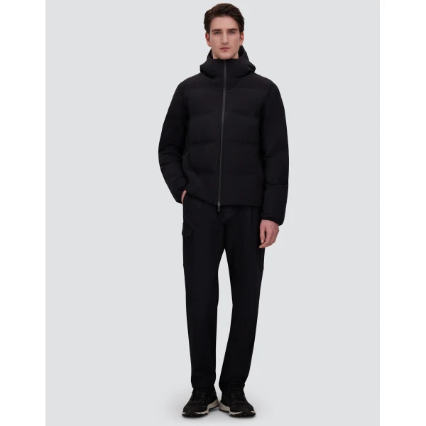 Herno Black Jacket in New Impact | Men's Jackets | Luxury Shoes 
