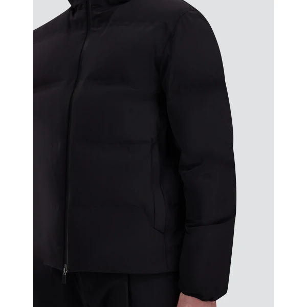 Herno Black Jacket in New Impact | Men's Jackets | Luxury Shoes 