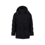 Herno Black Long Quilted Parka in 2-Layer Windstopper | Men's Coats | Luxury Shoes 
