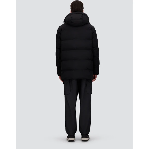 Herno Black Long Quilted Parka in 2-Layer Windstopper | Men's Coats | Luxury Shoes 