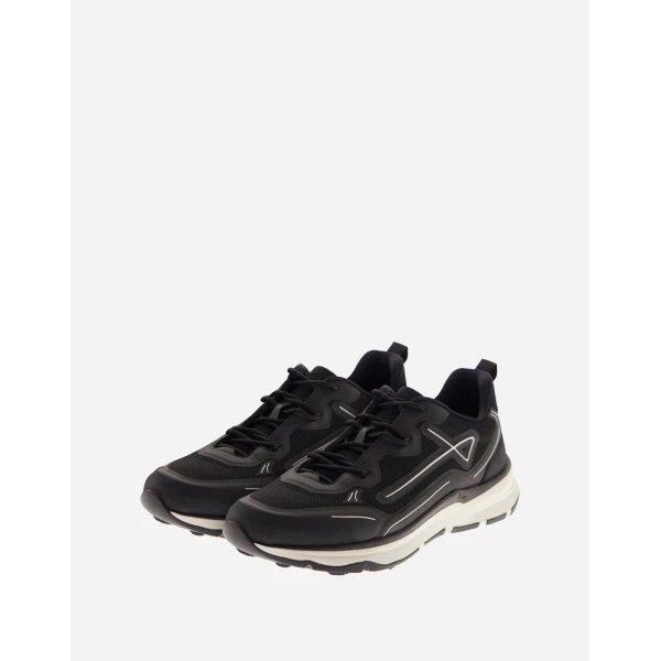 Herno Black Maggiore Trainers in Nylon | Men's Sneakers | Luxury Shoes 
