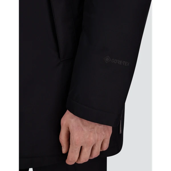 Herno Black Short Parka in 2-Layer Gore-Tex® | Men's Coats | Luxury Shoes 
