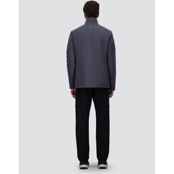 Herno Blue Blazer with Bib in 2-Layer Windstopper | Men's Jackets | Luxury Shoes 