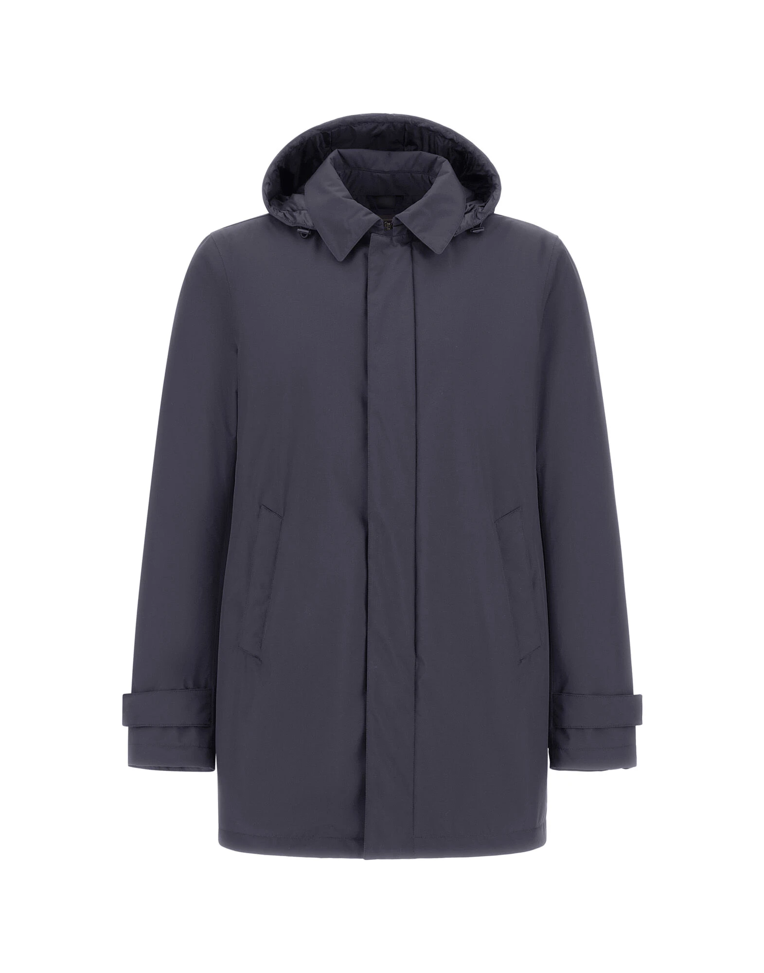 Herno Blue Long Parka in 2-Layer Windstopper Herno Blue Long Parka in 2-Layer Windstopper | Men's Coats | Luxury Shoes