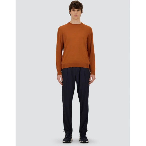 Herno Blue Resort Trousers in Lightweight Stretch Nylon | Men's Trousers | Luxury Shoes 
