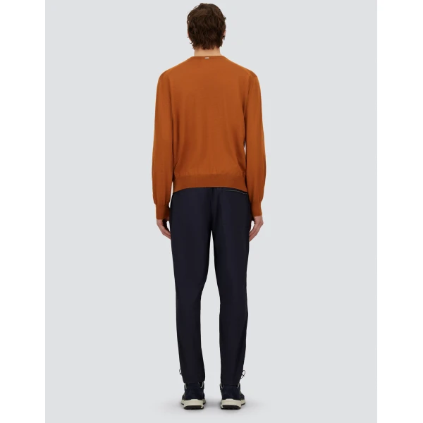 Herno Blue Resort Trousers in Lightweight Stretch Nylon | Men's Trousers | Luxury Shoes 
