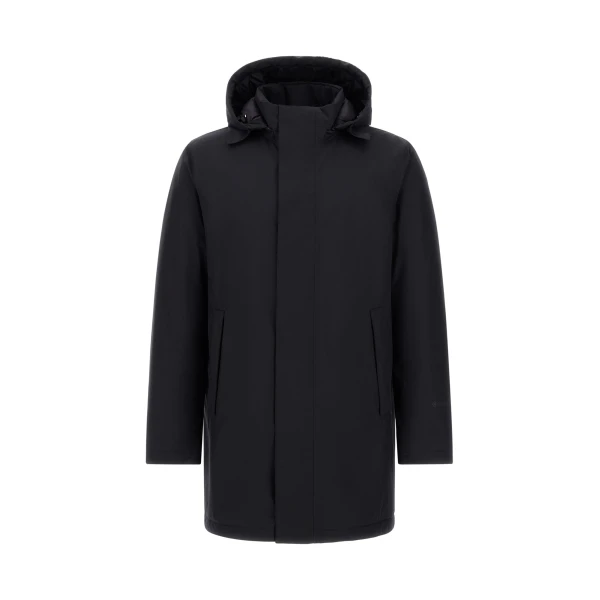 Blue Short Parka in 2-Layer Gore-Tex®