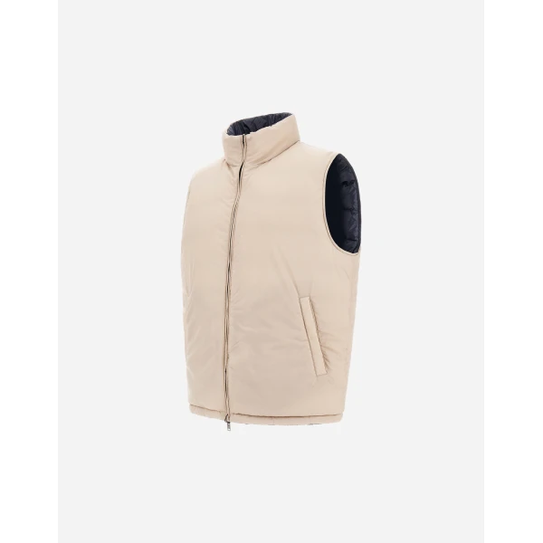 Herno Blue and Chantilly Vest in Nylon Ultralight | Men's Jackets | Luxury Shoes 