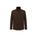 Herno Brown Blazer with Bib in 2-Layer Windstopper | Men's Jackets | Luxury Shoes 