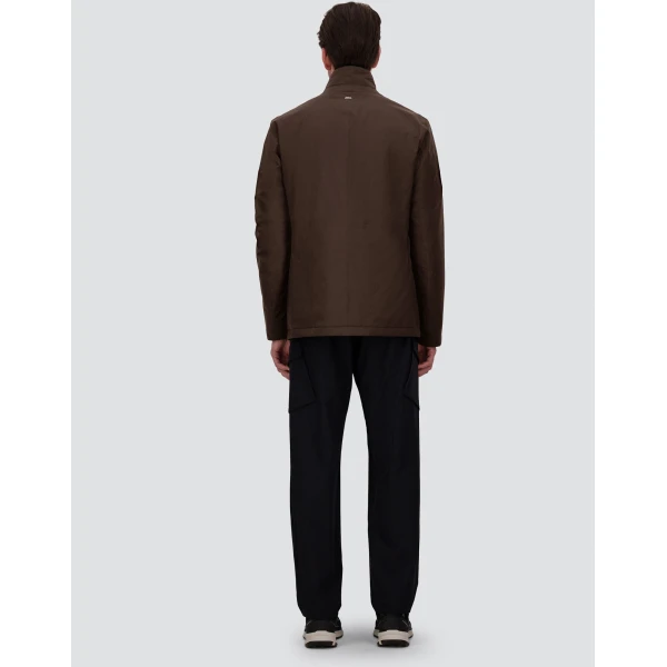 Herno Brown Blazer with Bib in 2-Layer Windstopper | Men's Jackets | Luxury Shoes 