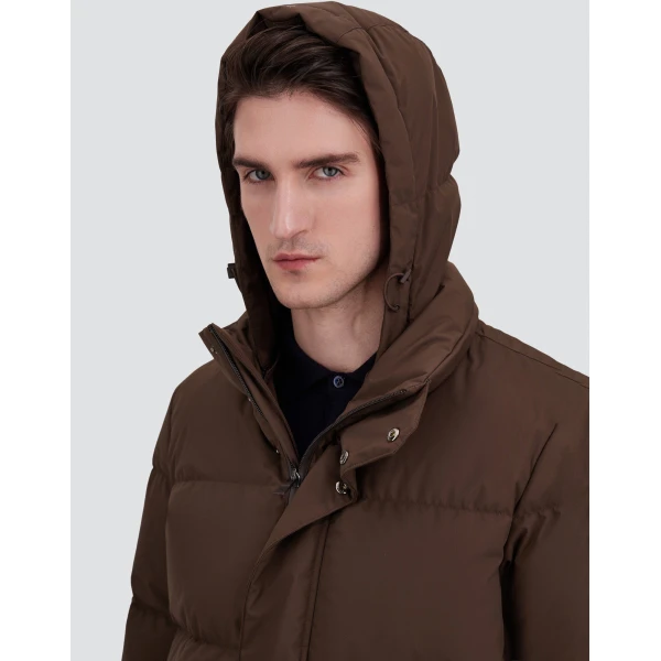 Herno Brown Jacket in 2 Layers Windstopper | Men's Jackets | Luxury Shoes 